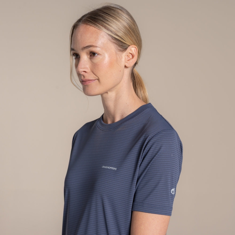 Craghoppers NosiLIfe SolarShield+ Short Sleeved T-Shirt Anthracite