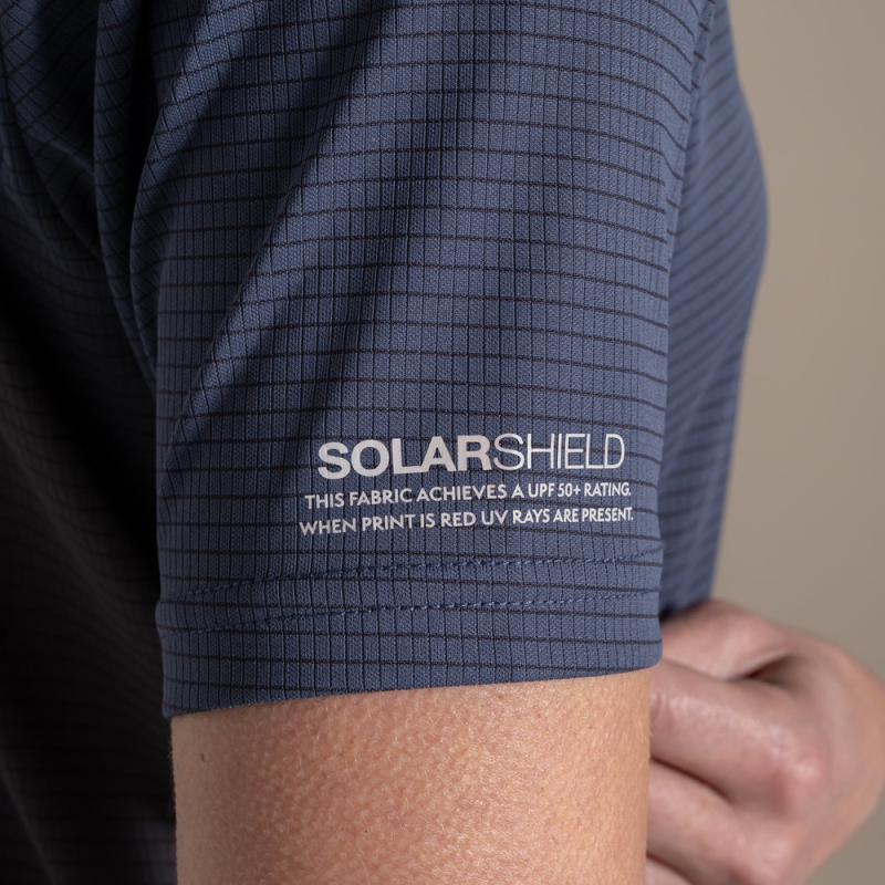 Craghoppers NosiLIfe SolarShield+ Short Sleeved T-Shirt Anthracite