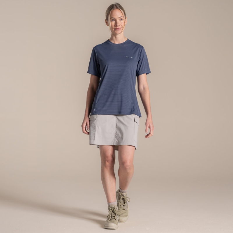 Craghoppers NosiLIfe SolarShield+ Short Sleeved T-Shirt Anthracite