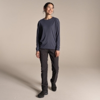 Craghoppers NosiLife SolarShield+ Long Sleeved T-Shirt Anthracite