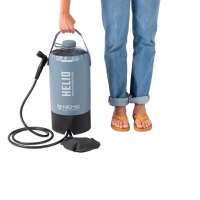 Nemo Helio Portable Pressure Shower Fortress -Silt -Black