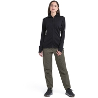 Icebreaker Mer 260 Quantum IV Zip Hoodie Women's Black