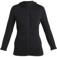 Icebreaker Mer 260 Quantum IV Zip Hoodie Women's Black
