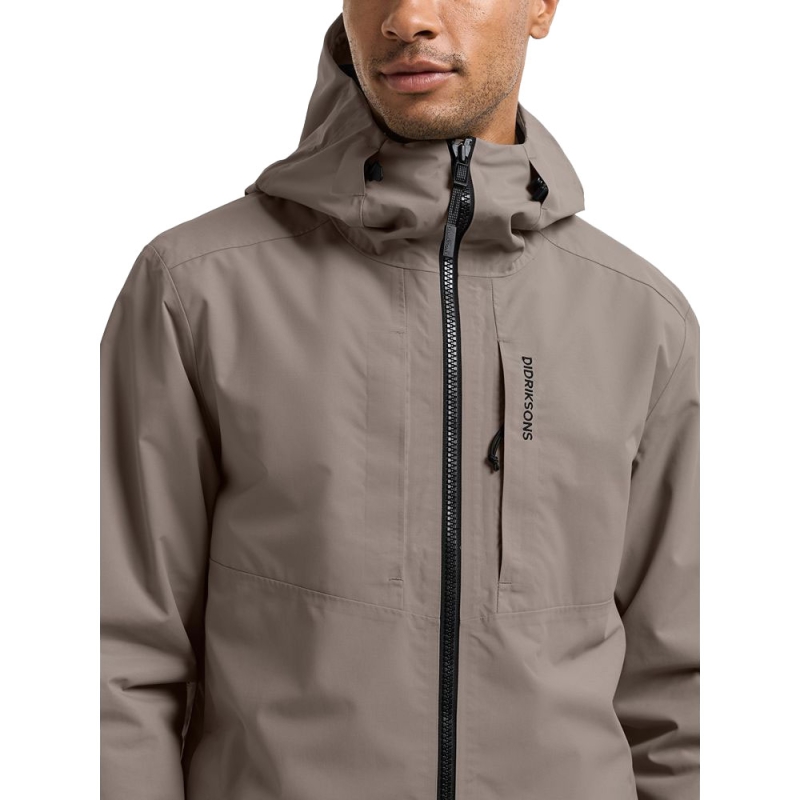 Didriksons Soren Usx Parka Ash Brown