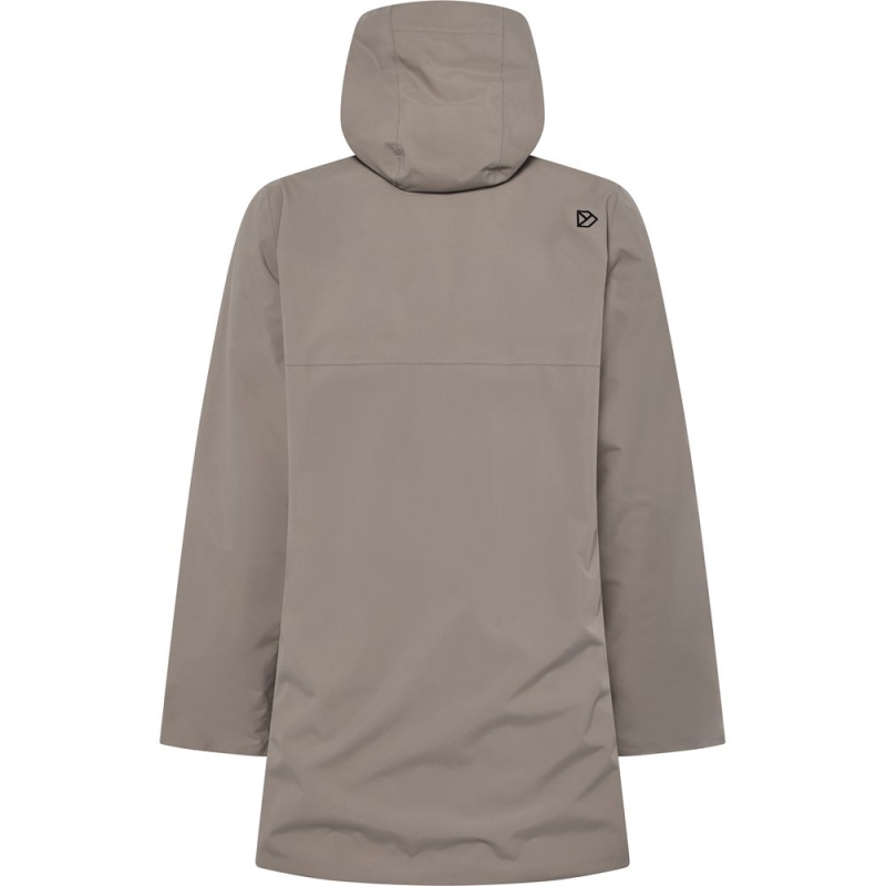 Didriksons Soren Usx Parka Ash Brown