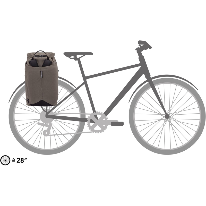 Ortlieb Vario Lite QL2.1 22 L Dark-Sand