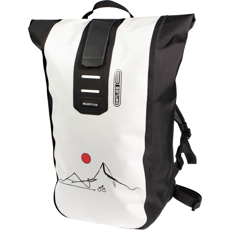 Ortlieb Velocity Design Line Art 23 L White-Black