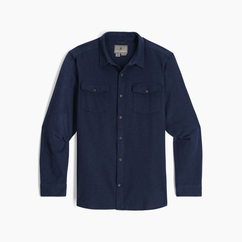 Royal Robbins Bristol Organic Cotton Twill Long Sleeve Naval