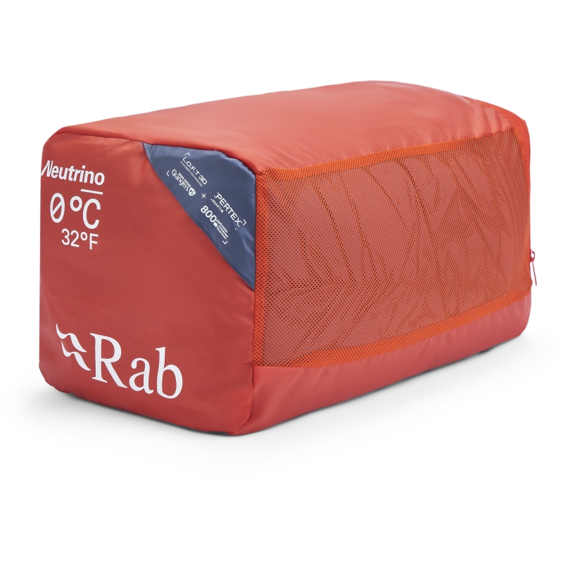 RAB Neutrino 0°C Graphene/Dark Pollen comforttemp +10 tot +0 slaapzak