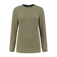 Blue Loop Originals Essential Crewe Sweater Women's Light Green