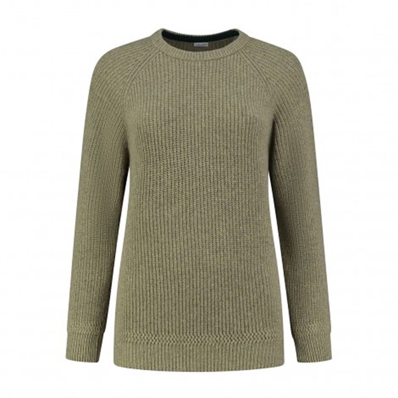 Blue Loop Originals Essential Crewe Sweater Women's Light Green