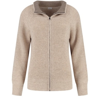 Blue Loop Originals Essential Nautic Cardigan Women's Light Beige