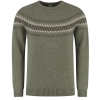 Blue Loop Originals Nordic Sweater Mid Green