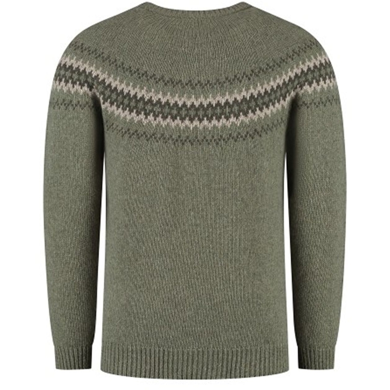 Blue Loop Originals Nordic Sweater Mid Green