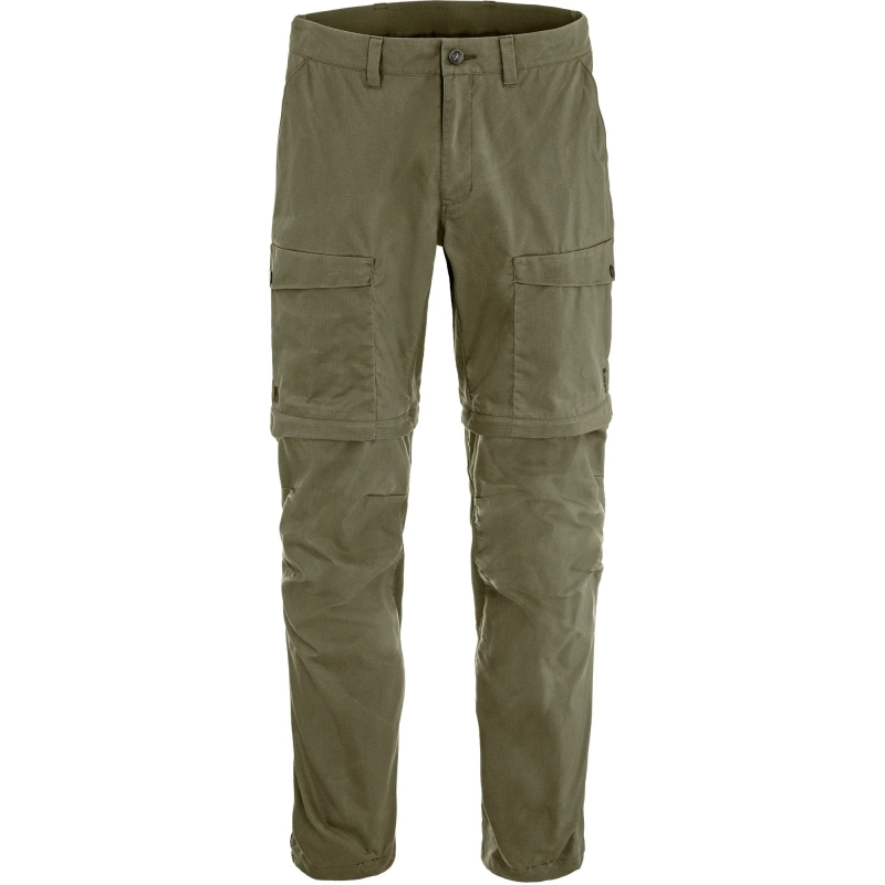 Fjällräven Abisko Hybrid Trail Trs Zip-off Regular Laurel Green