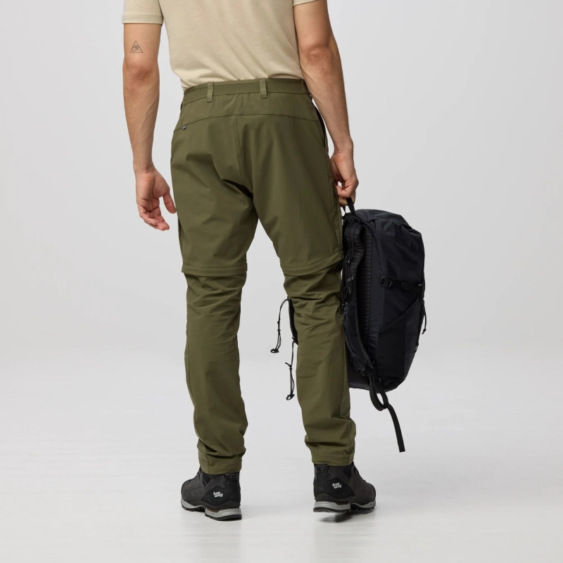 Fjällräven Abisko Hybrid Trail Trs Zip-off Regular Laurel Green