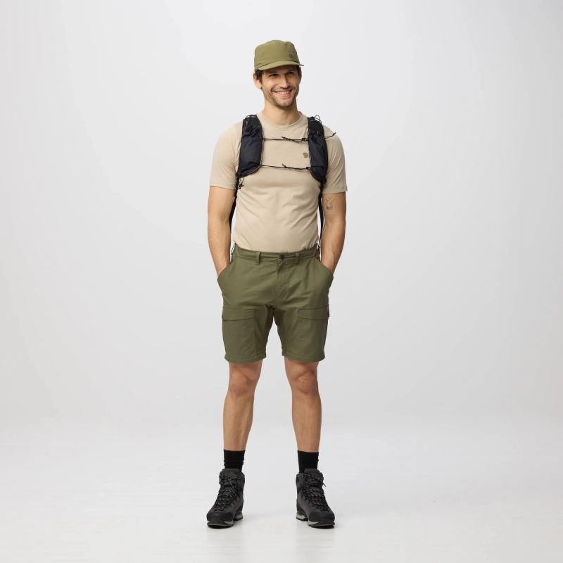 Fjällräven Abisko Hybrid Trail Trs Zip-off Regular Laurel Green