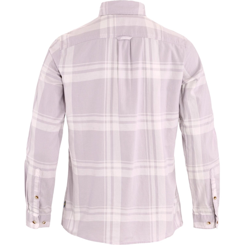 Fjällräven Övik Lite Flannel Shirt Women's Lavender Mist-Eggshell