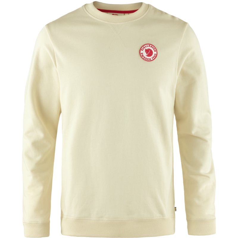 Fjällräven 1960 Logo Badge Sweater Chalk White