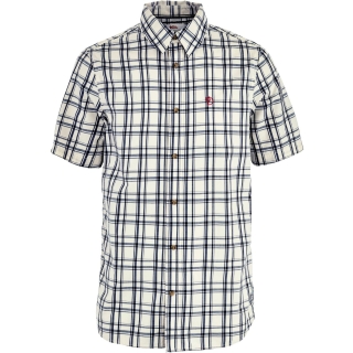 Fjällräven Övik Lite Shirt SS Chalk White-Dark Navy