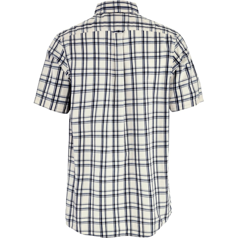 Fjällräven Övik Lite Shirt SS Chalk White-Dark Navy