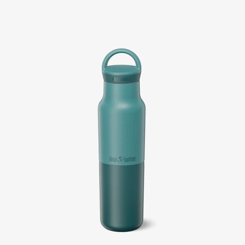 Klean Kanteen Isolatiefles Rise Vac Classic 355ml met Arch Loopc Brittany Blue