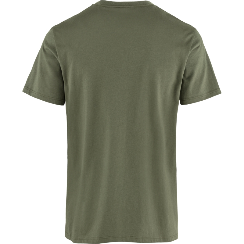 Fjällräven Multicolor Logo T-shirt Laurel Green t-shirt
