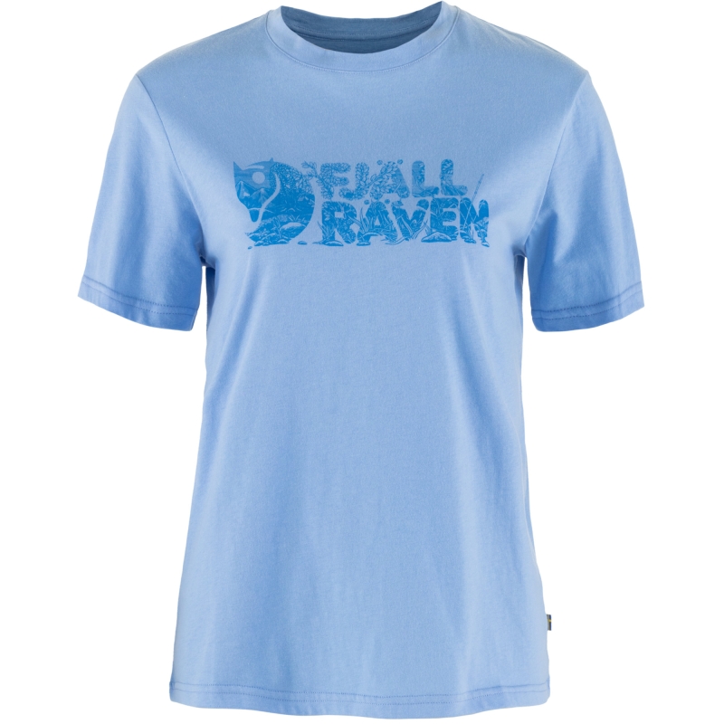 Fjällräven Lush Logo T-shirt Women's Ultramarine