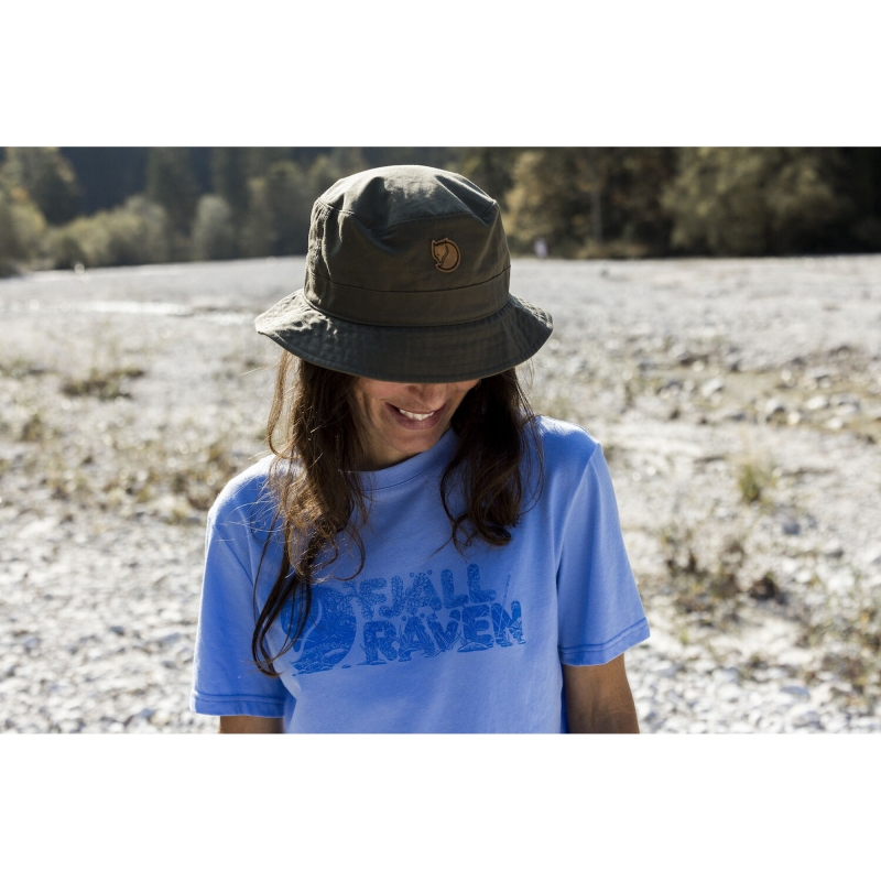 Fjällräven Lush Logo T-shirt Women's Ultramarine