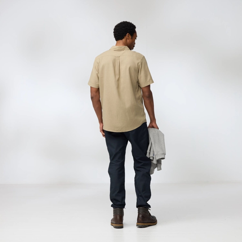 Fjällräven Övik Travel Shirt SS Chalk White