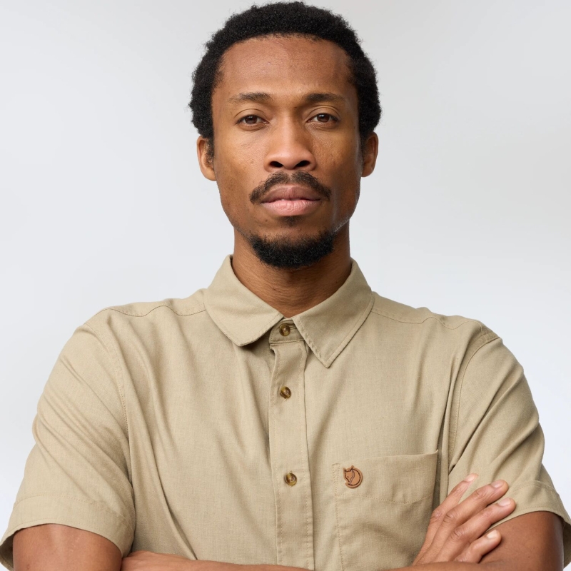 Fjällräven Övik Travel Shirt SS Chalk White