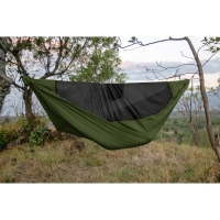 Ticket to the Moon Pro Hammock  Army Green With Black Net