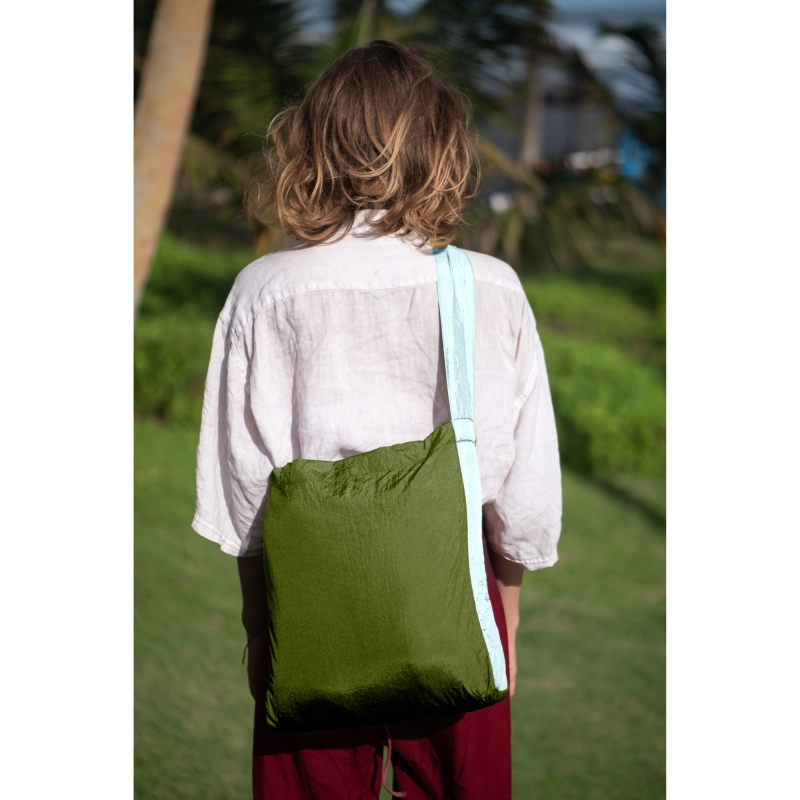 Ticket to the Moon Eco Bag Medium Leaf Green / Mint