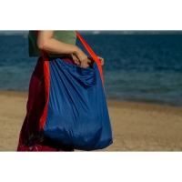 Ticket to the Moon Eco Bag Large Royal Blue / Orange