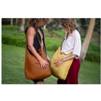 Ticket to the Moon Eco Bag Large Royal Blue / Orange