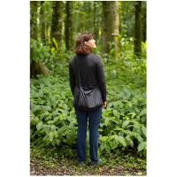 Ticket to the Moon Zipper bag Black
