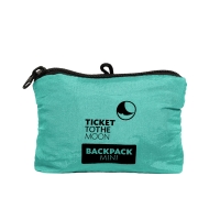 Ticket to the Moon Mini Backpack Exotic Ocean/ Petrol Green