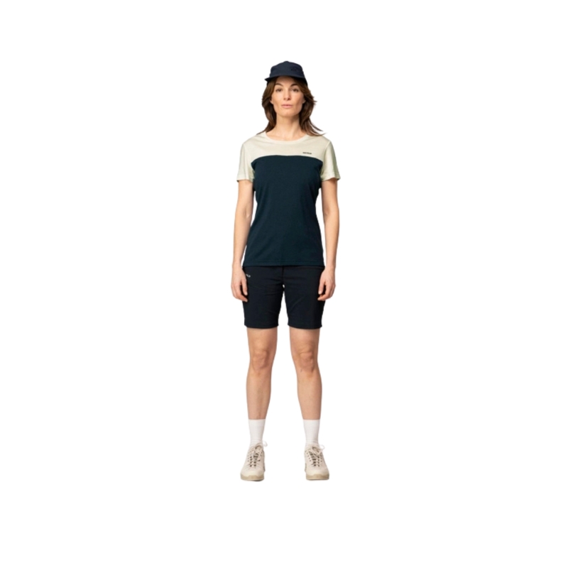 Devold Classic Linear Tee Women's White/Ink