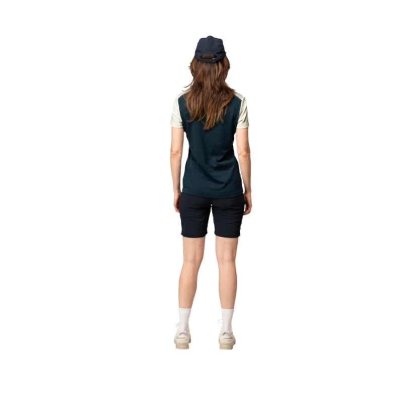 Devold Classic Linear Tee Women's White/Ink
