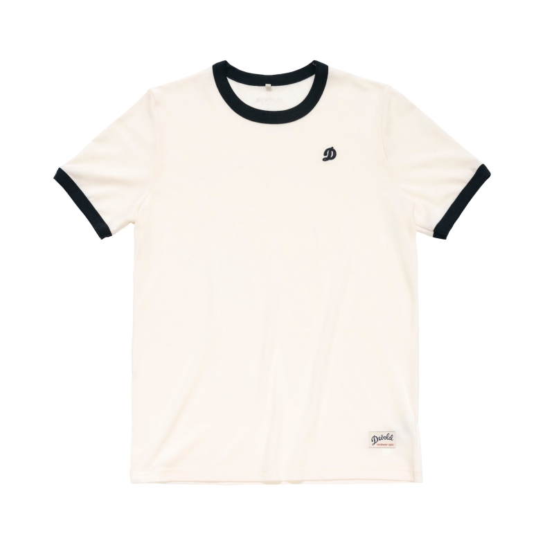 Devold Archive Ringer Tee White/Ink