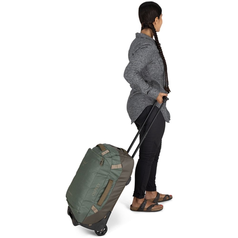 Osprey Transporter Wheeled Duffel 40  Pine Leaf
