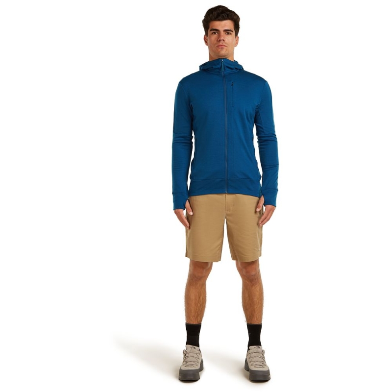 Icebreaker Mer 260 Quantum IV LS Zip Hoodie Atlantis