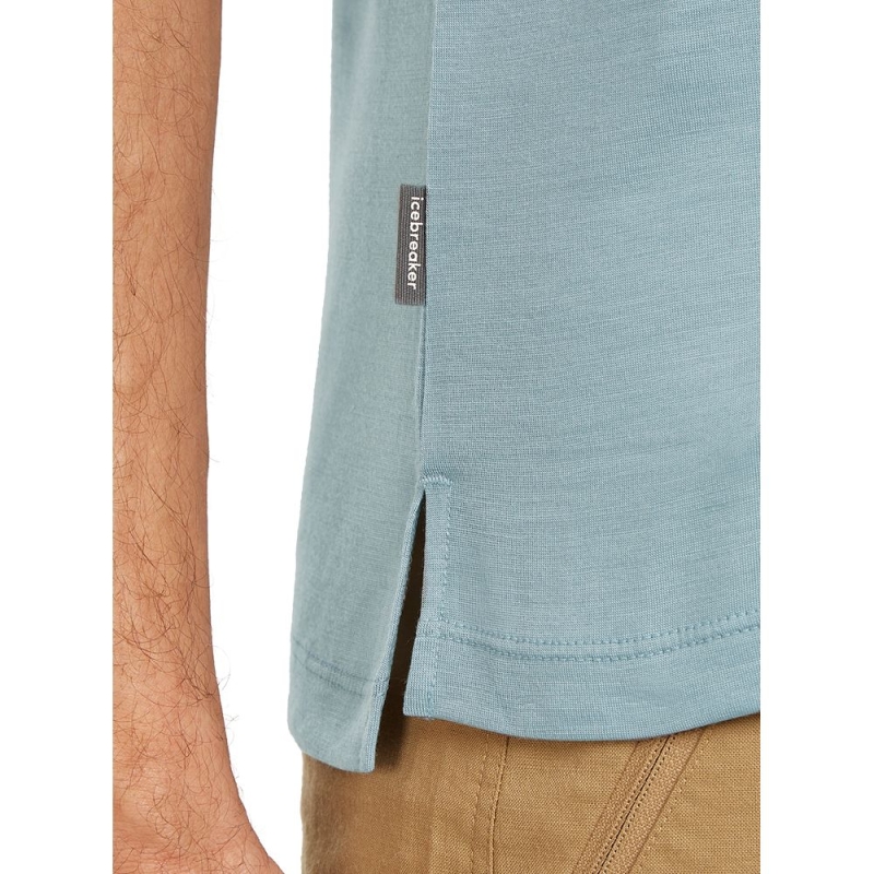 Icebreaker Mer 125 Cool-Lite Sphere SS Tee Across Flintblue