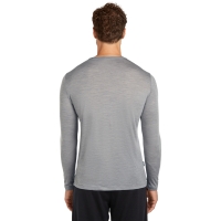 Icebreaker Mer 125 Cool-Lite Sphere III LS Tee Metro Hthr lange mouw shirt