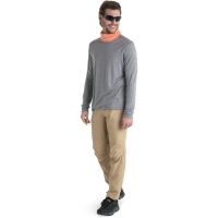 Icebreaker Mer 125 Cool-Lite Sphere III LS Tee Metro Hthr lange mouw shirt