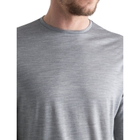 Icebreaker Mer 125 Cool-Lite Sphere III LS Tee Metro Hthr lange mouw shirt