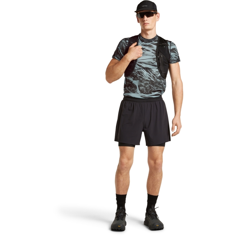 Icebreaker Mer 125 Cool-Lite Speed SS T Motion Flint Blue/Black t-shirt