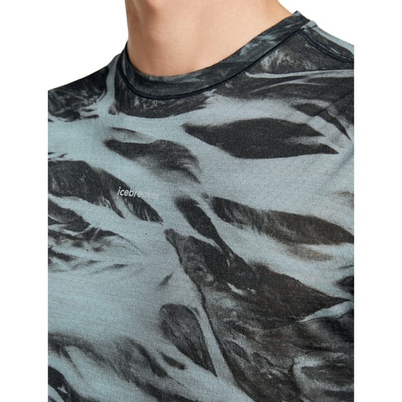 Icebreaker Mer 125 Cool-Lite Speed SS T Motion Flint Blue/Black t-shirt