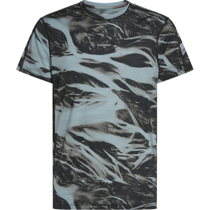 Icebreaker Mer 125 Cool-Lite Speed SS T Motion Flint Blue/Black t-shirt