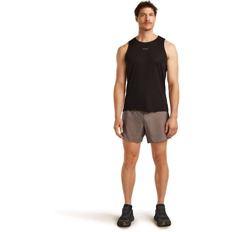 Icebreaker Mer 125 ZoneKnit Speed 6 Shorts Black